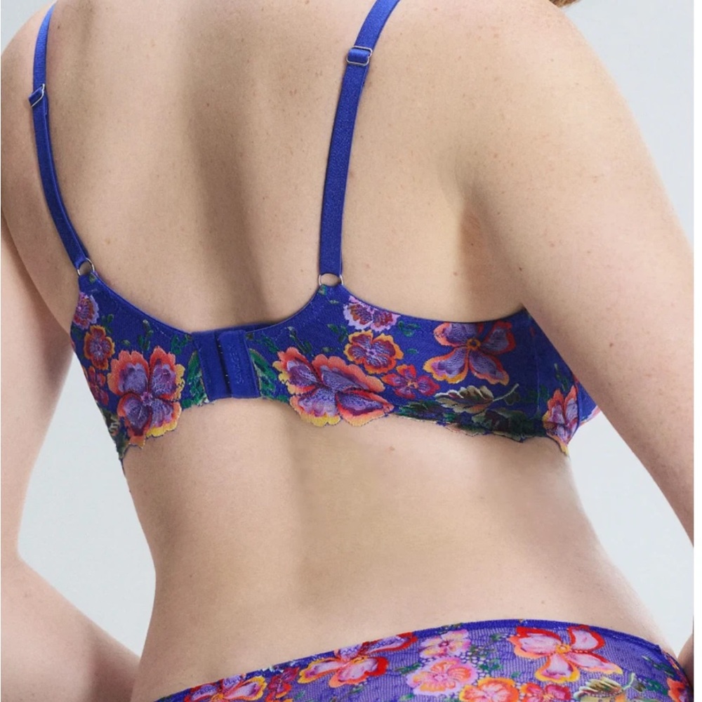 Savage X Fenty Sunchaser Lace Unlined Plunge Bra 32C - Picture 2 of 8